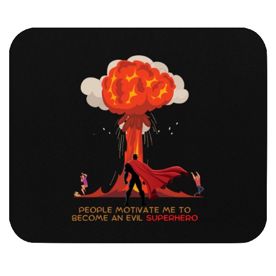 Evil Superhero Mouse Pads