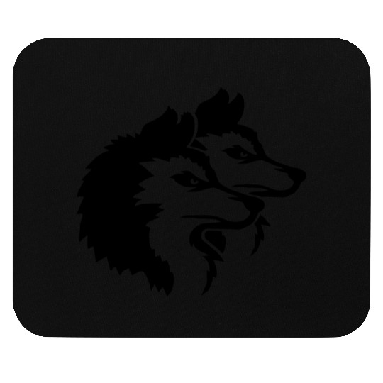 Alpha Wolf Pack Logo Mouse Pads
