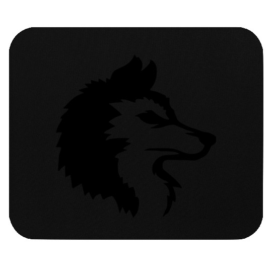Alpha Wolf Cool Logo Mouse Pads