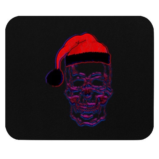 Christmas Skull Mouse Pads