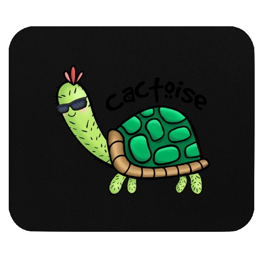 Cool Tortoise Mixed Cactus Cactoise Mouse Pads