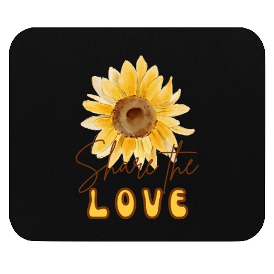 Share The Love Sunflower Mouse Pads