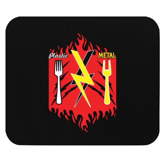 Rock Sign Fork Metal Kid Music Lover Rocker Mouse Pads