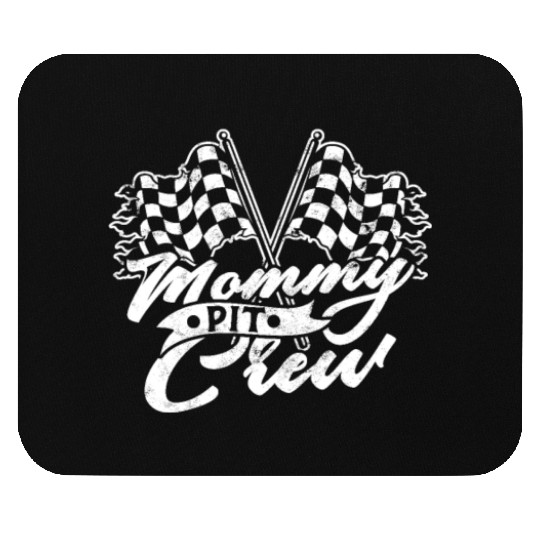 Mommy Pit Crew - racing Mouse Pads