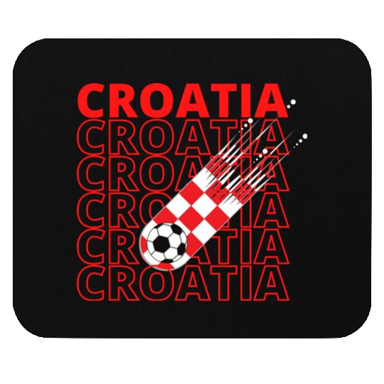 World Croatia Soccer Vintage Mouse Pads