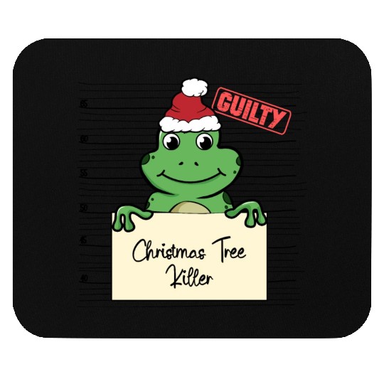 Frog christmas funny prison Mouse Pads