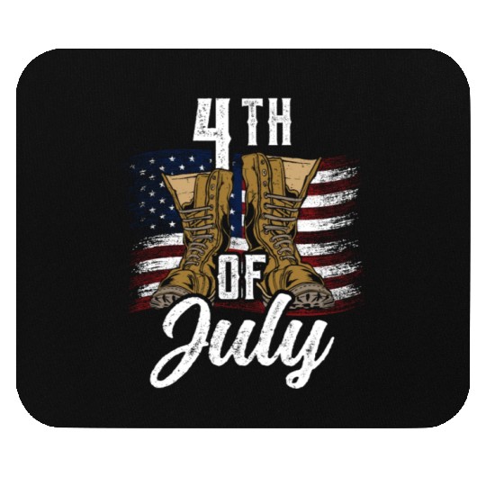 Happy 4Th Of July America American USA US Mouse Pads