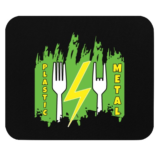 Rock Sign Funny Fork Metal Kid Music Lover Rocker Mouse Pads