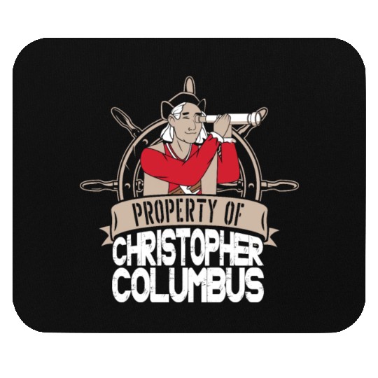 Columbus Day 1492 Helm Telescope Mouse Pads