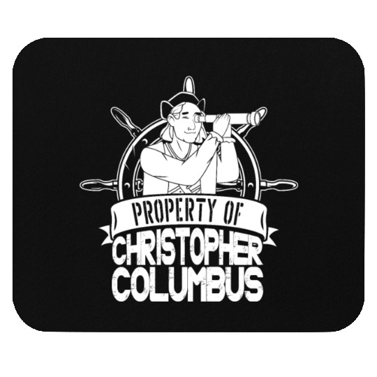 Columbus Day 1492 Helm Telescope Mouse Pads