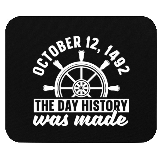 Columbus Day 1492 Sailing Mouse Pads