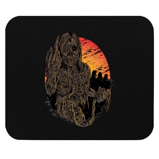 zombie atlas Mouse Pads