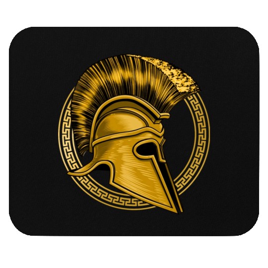 Gold Gladiator Sparta Greek Gym Workout Mouse Pads