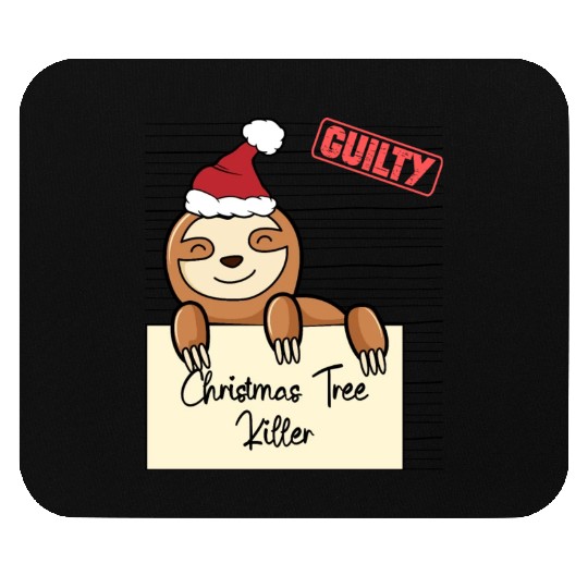 Sloth christmas funny prison Mouse Pads