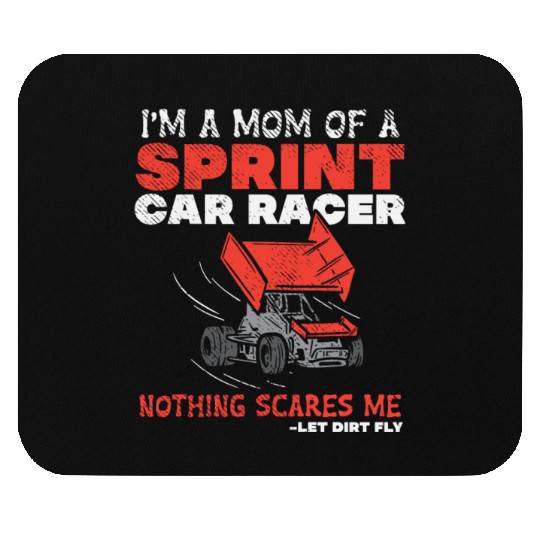 Mom Of A Sprint Car Racer Race Day Driver Mother Mouse Pads