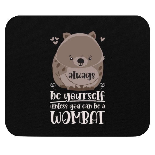 Combat Wombat For A Wombats Lover Mouse Pads