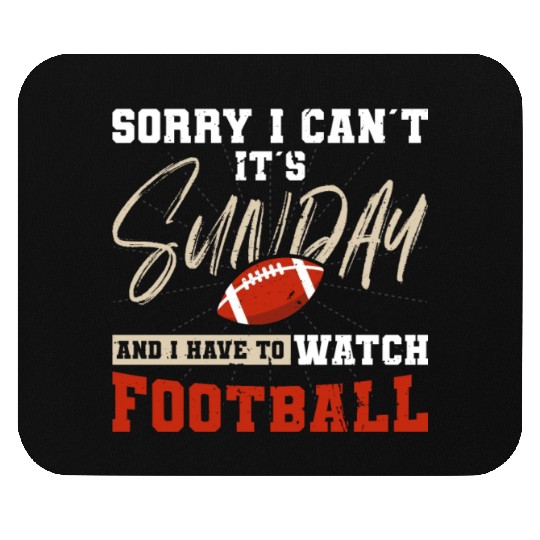American Football Sunday Football Player Sport Fan Mouse Pads