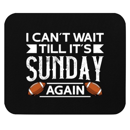 American Football Sunday Football Player Sport Fan Mouse Pads