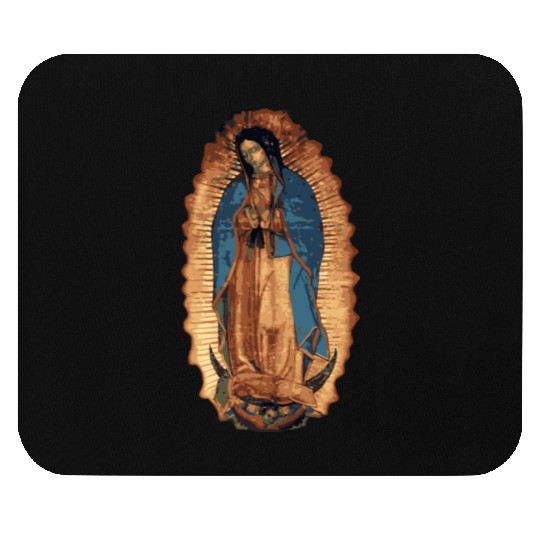 Our Lady Of Guadalupe Catholic Mary Image Mouse Pads
