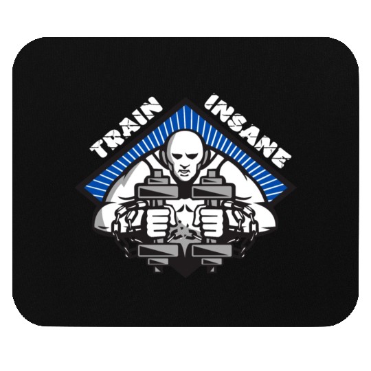 Gym train insane Mouse Pads