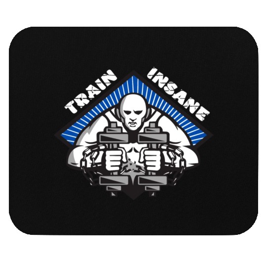 Gym train insane Mouse Pads