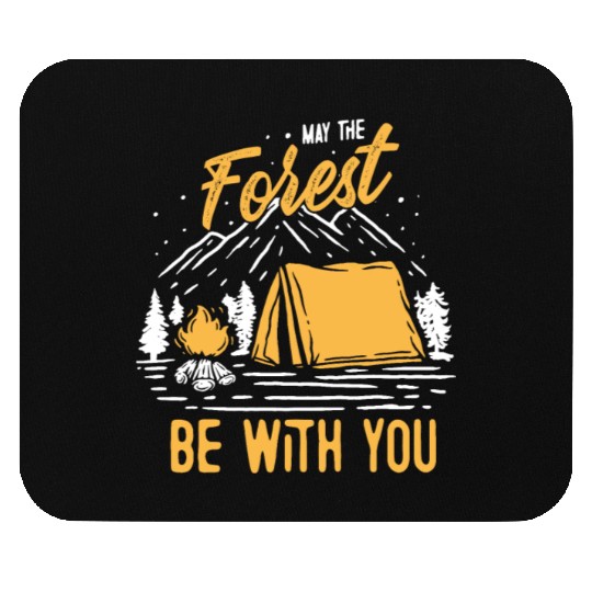 May The Forest Be With You Mouse Pads