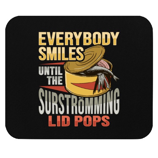 Canned Fish Surströmming Design for Swedish Fish Mouse Pads