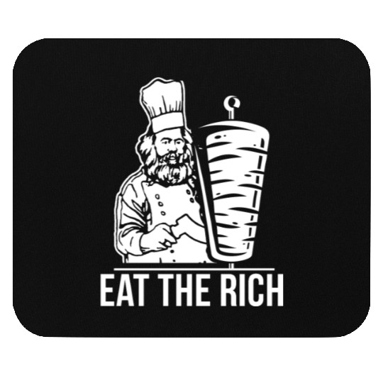 Eat the rich Karl Marx economist Mouse Pads