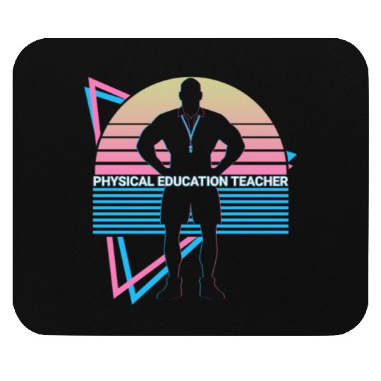 Physical Education Teacher PE Teacher Retro Mouse Pads