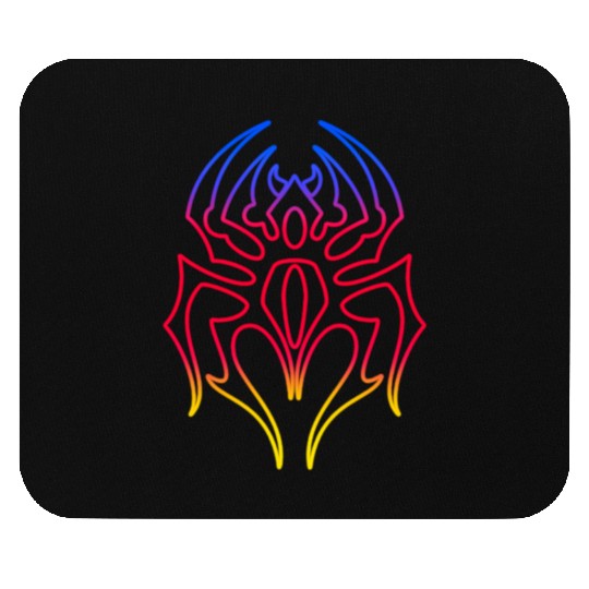 spider tribal Mouse Pads