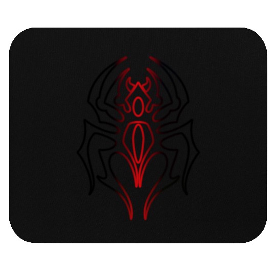 spider tribal Mouse Pads
