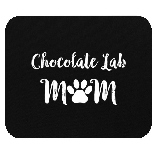 Chocolate Lab Mom Dog Lover Mouse Pads