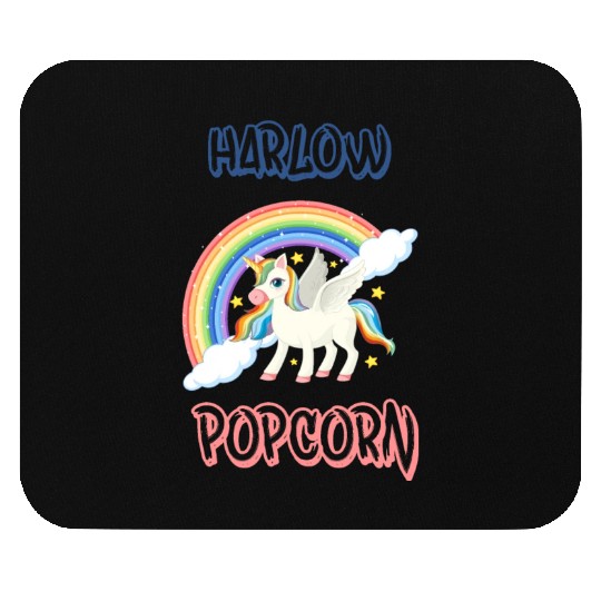 Harlow And Popcorn Merch Popcorn The Pony Mouse Pads