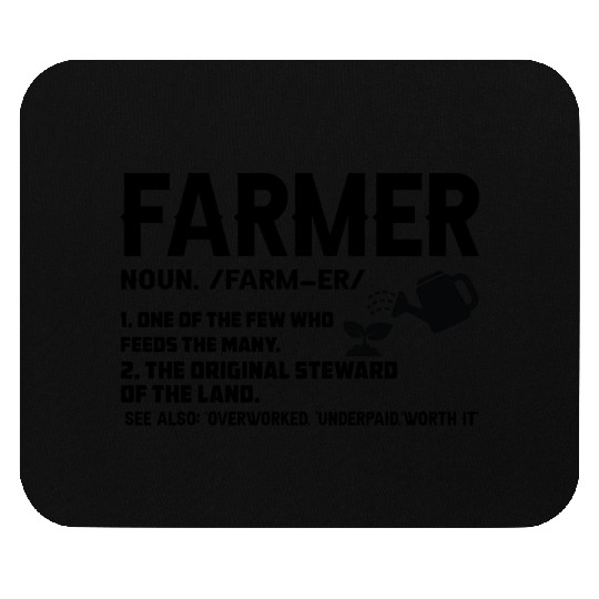 Farming Tractor Farmer Agriculture Appreciation Mouse Pads