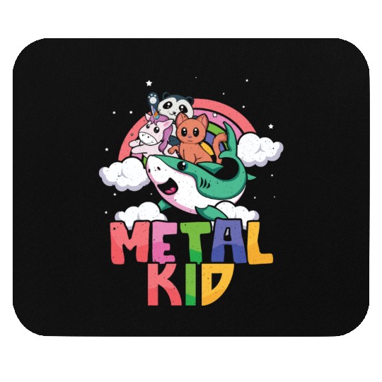 Shark Unicorn Panda Cat Love Music Rock Metal Kid Mouse Pads