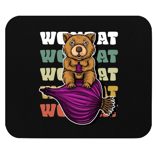 Wombat Onion - Wombat Onion Mouse Pads