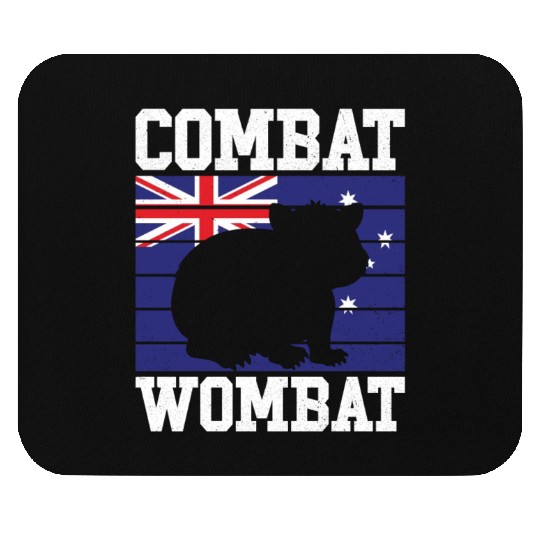 Combat Wombat For A Wombats Lover Mouse Pads