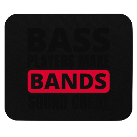 Bass Guitar Player Music Musician Bassist Funny Mouse Pads