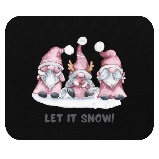 Let It Snow Mouse Pads