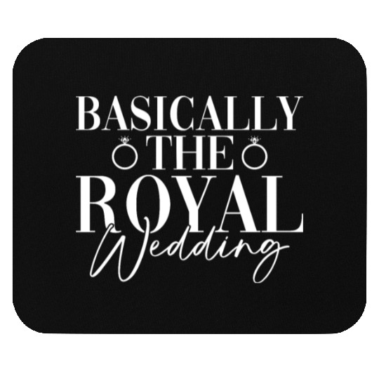 Basically The Royal Wedding - Bride Groom Matching Mouse Pads