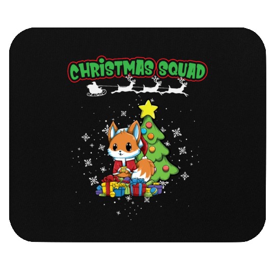 Christmas Squad X-Mas Animals Family Matching Xmas Mouse Pads