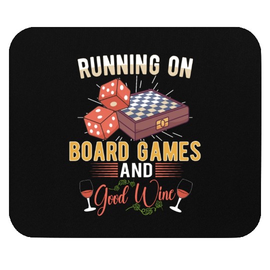 Wine Board Games Chess Board Game Player Gambling Mouse Pads
