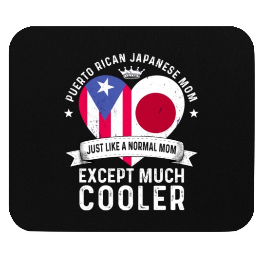 Puerto Rico Flag Japan Mom Mothers Day Women Mama Mouse Pads