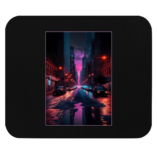 New York Vaporwave Aesthetic Retro Style Love NY Mouse Pads