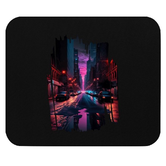 New York Vaporwave Aesthetic Retro Style Love NY Mouse Pads
