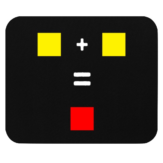 Soccer Yellow Red Card Referee Mouse Pads