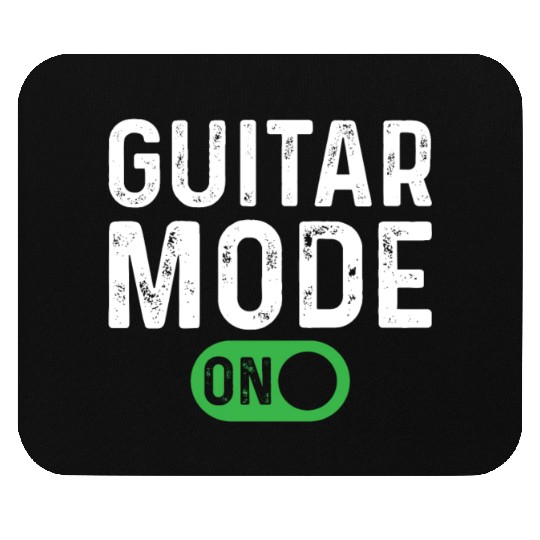 Guitar Mode On - Bass Guitarist Guitar Player Mouse Pads