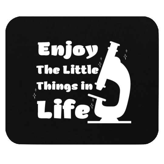 funny microscope, microbiologists biology nerd Mouse Pads