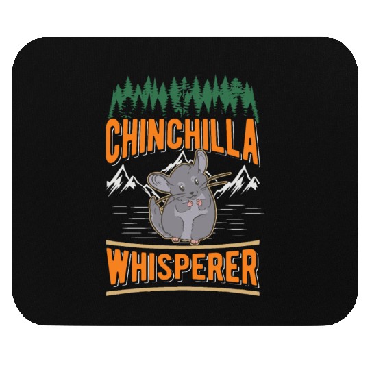 Chinchilla Whisperer Mouse Pads