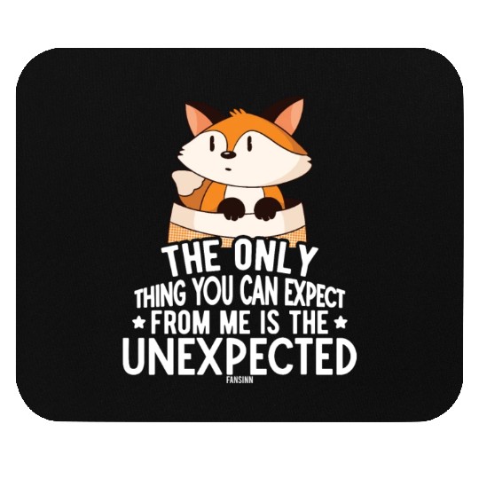 Wild dog red fox winter nature Mouse Pads